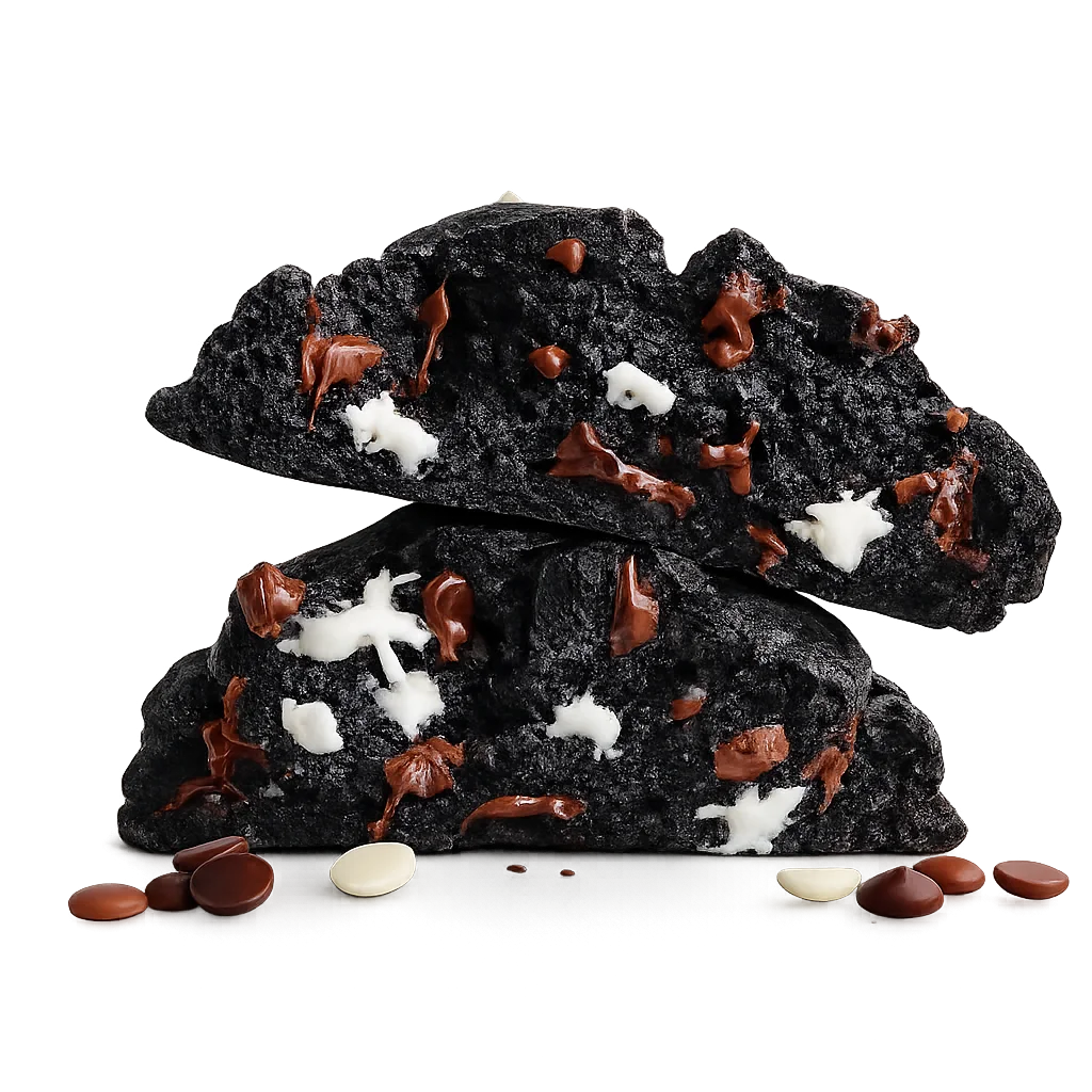 Frisch gebackener MoDough Chunky Cookie
