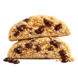 Vegan Peanut Butter Dark Chocolate Cookie