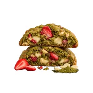 Strawberry Matcha White Chocolate Cookie